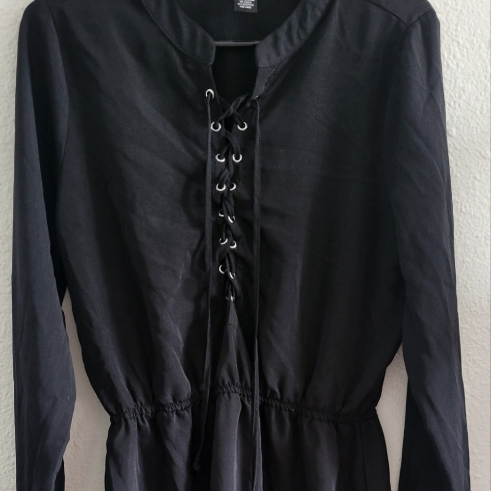 Black, large, business-casual dress